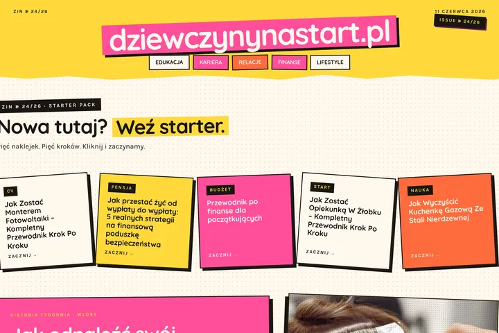 Strona główna portalu dziewczynynastart.pl