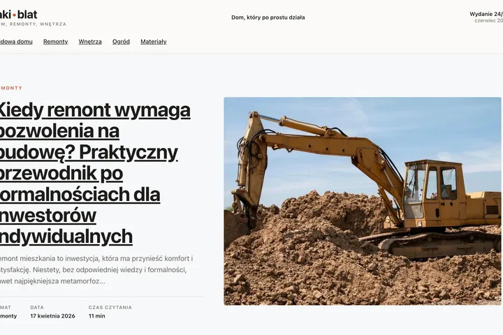 Strona główna portalu jaki-blat.pl