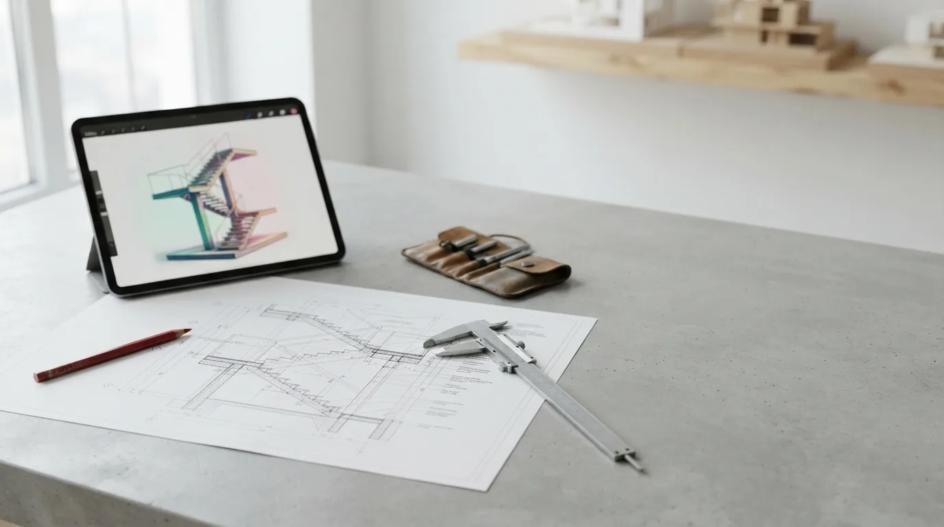 Illustration de la section « Où l’IA reste-t-elle un simple brouillon, et quand faut-il un architecte d’intérieur ? »