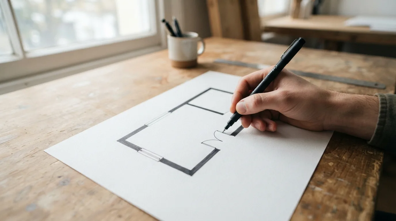 Illustration de la section « Comment préparer un croquis pour que l’IA le comprenne ? »