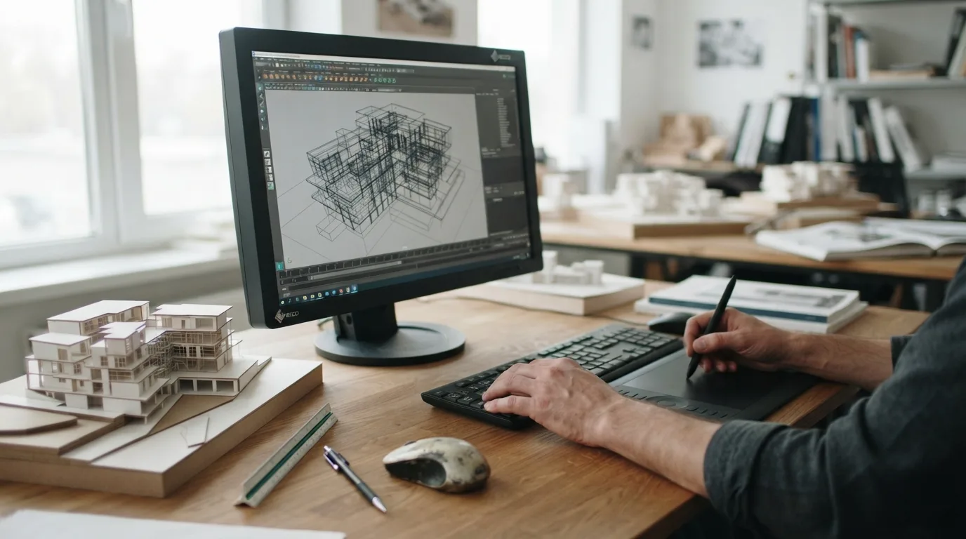 Illustration zum Abschnitt „Wie schnell entstehen Renderings mit KI im Vergleich zur klassischen 3D-Visualisierung?“