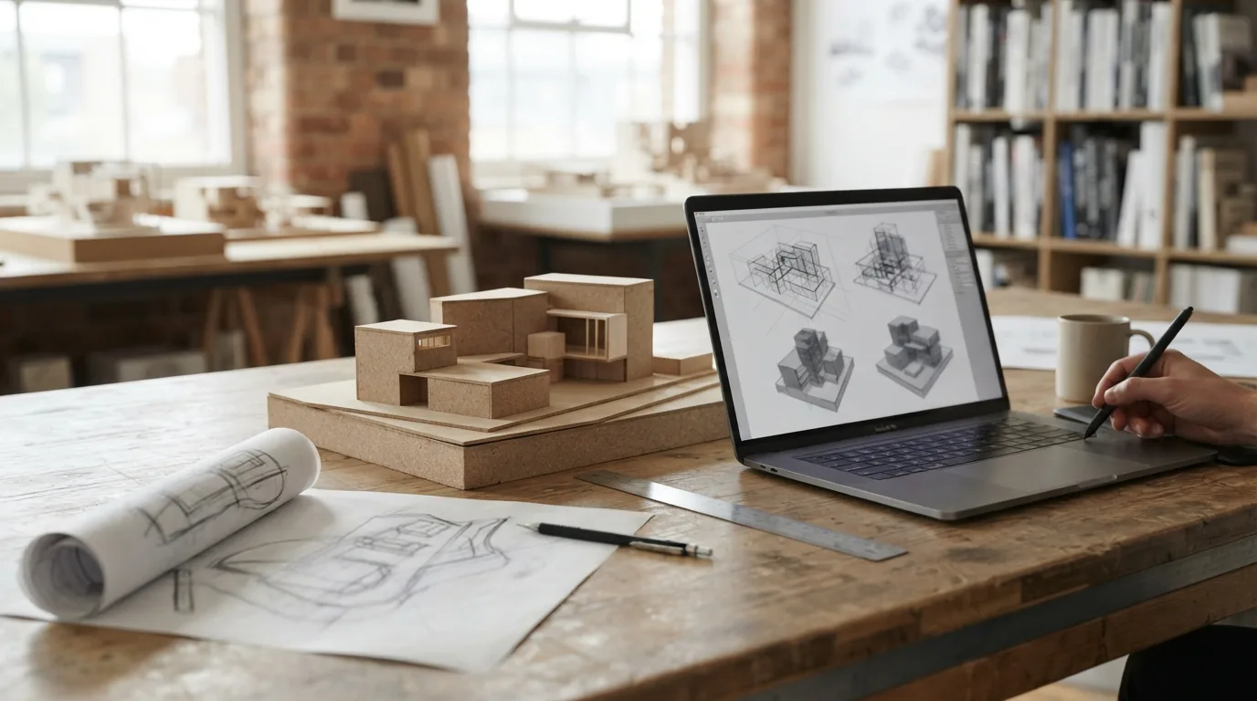 Illustration for the section "Which AI Tasks Belong in Early Design and Which Do Not?"