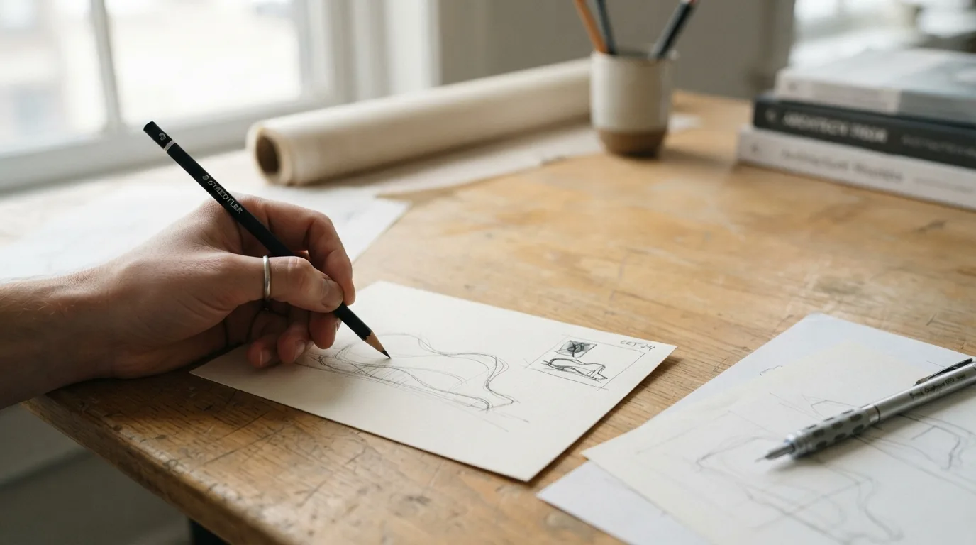 Ilustración de la sección "¿Cuánto tiempo se ahorra de verdad y dónde queda el criterio del arquitecto?"