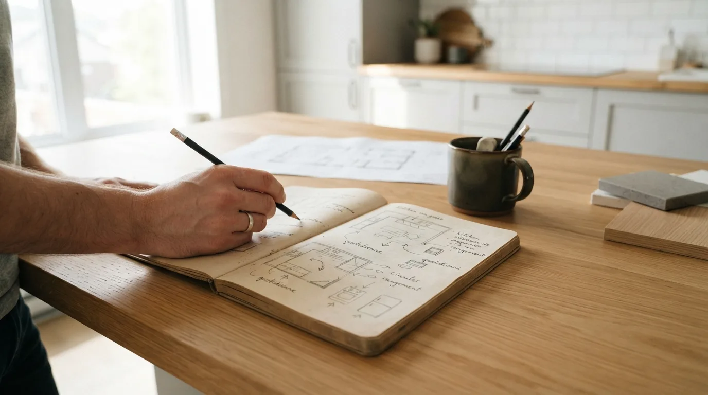 Illustration de la section « Quels sont les 5 étapes d’un projet cuisine avec visualisation 3D ? »