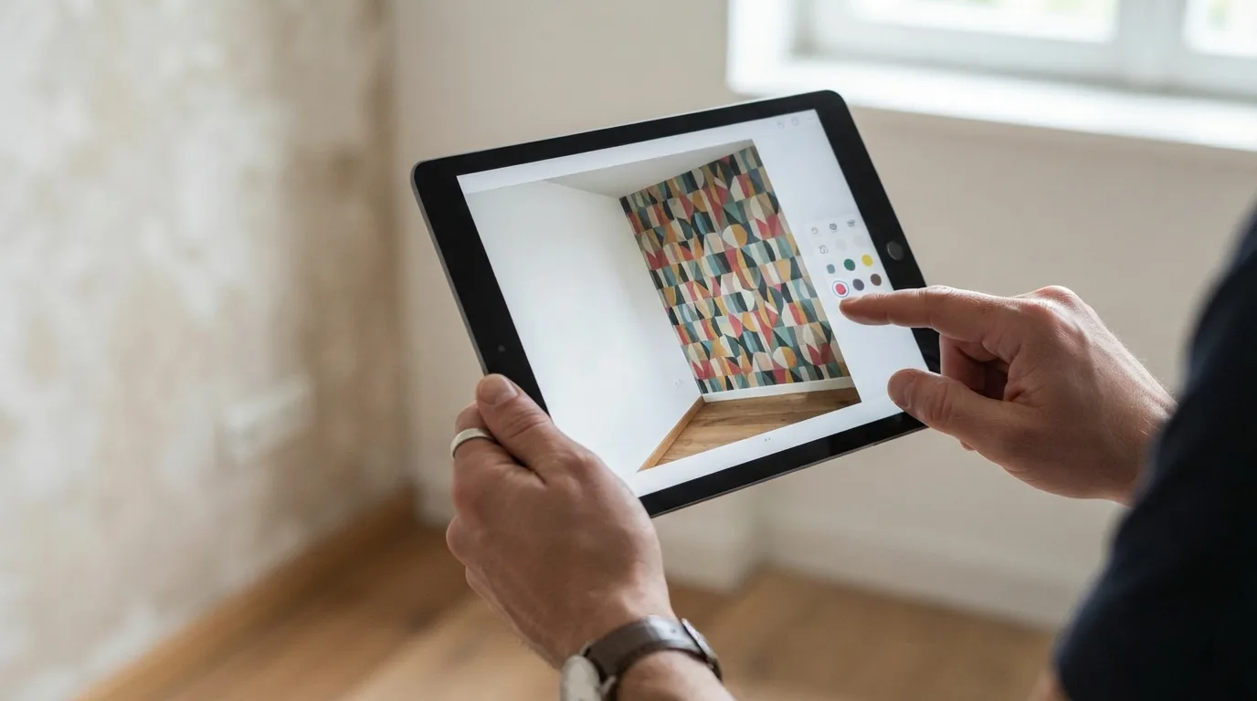 Illustration de la section « Qu’est-ce qu’une IA de décoration gratuite peut réellement montrer sur une photo de votre pièce ? »