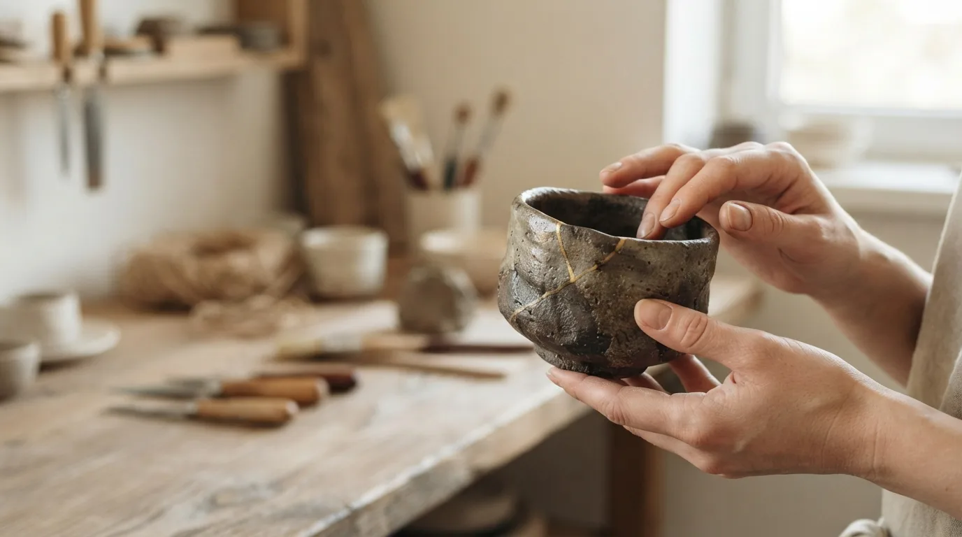 Illustration zum Abschnitt „Was unterscheidet Japandi von Wabi-Sabi?“