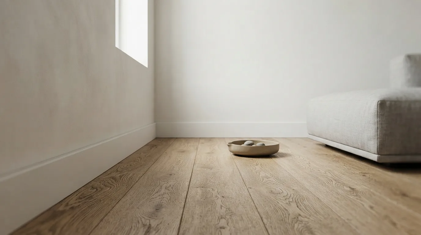 Illustration zum Abschnitt „Wie richtest du ein kleines Wohnzimmer minimalistisch ein, ohne dass es kalt wirkt?“