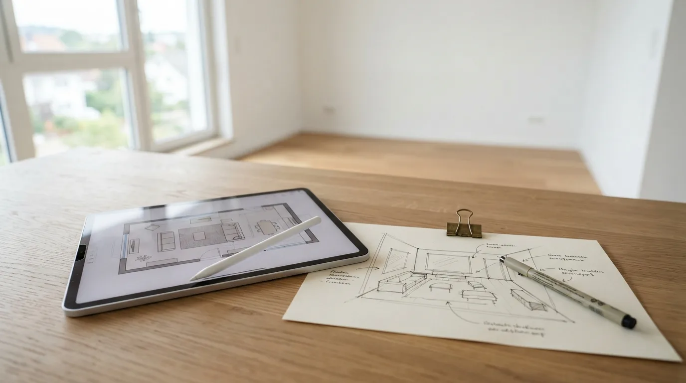 Illustration zum Abschnitt „Wann lohnt sich virtuelles Homestaging für Verkäufer und Makler?“